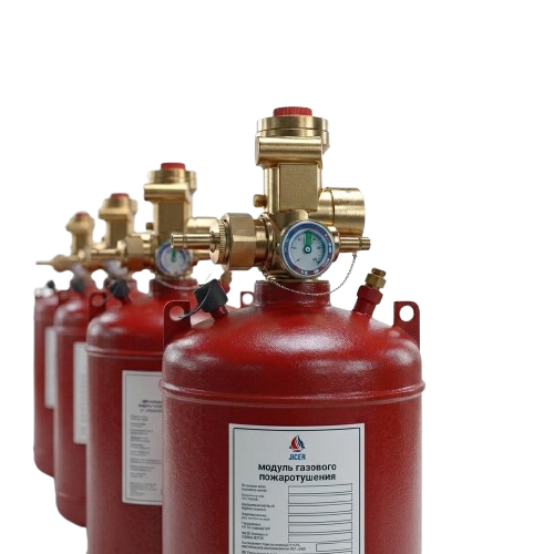 Gas fire suppression system